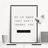 Wall Poster - Inspiration Quote Canvas Art