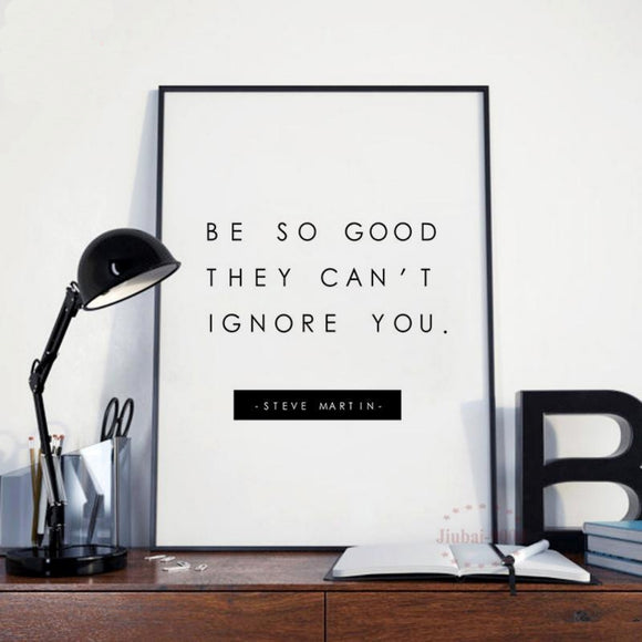 Wall Poster - Inspiration Quote Canvas Art